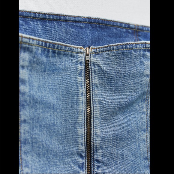 ZARA ZW DENIM BUSTIER - Picture 4 of 4